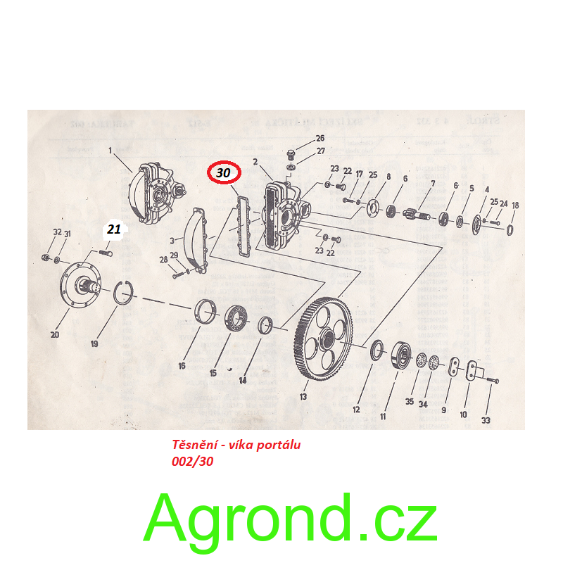 Těsnění 141/22 4221653118 Fortschritt E 514
