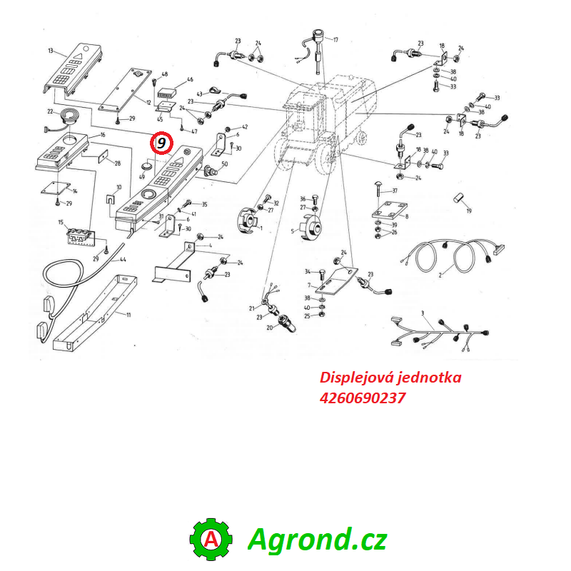 Displejová jednotka - Nová 137/09.1 4260690237 Fortschritt E 524