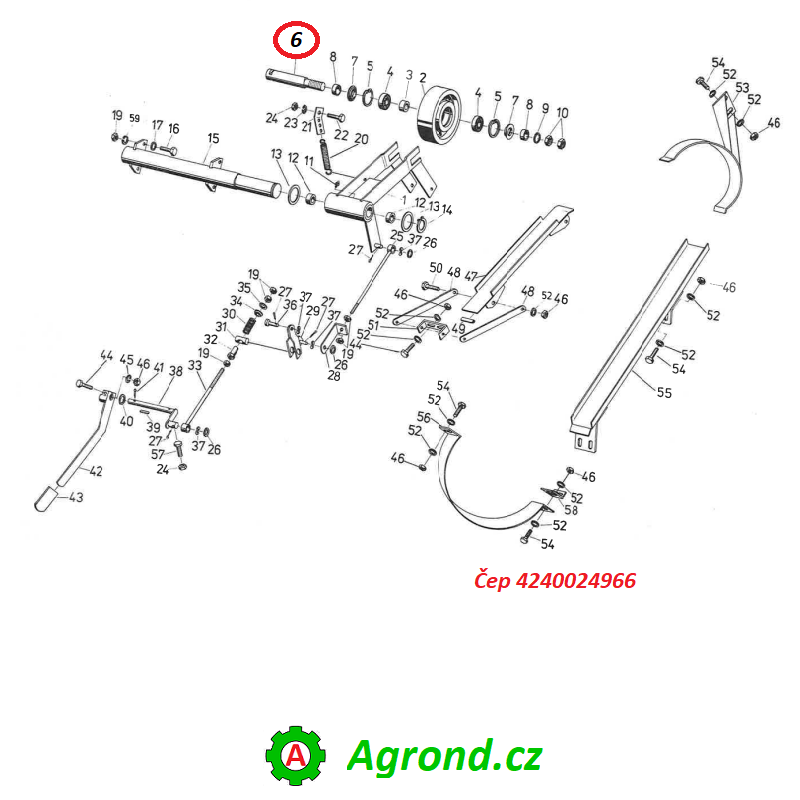 Čep 4240024966 067/06 Fortschritt E 524