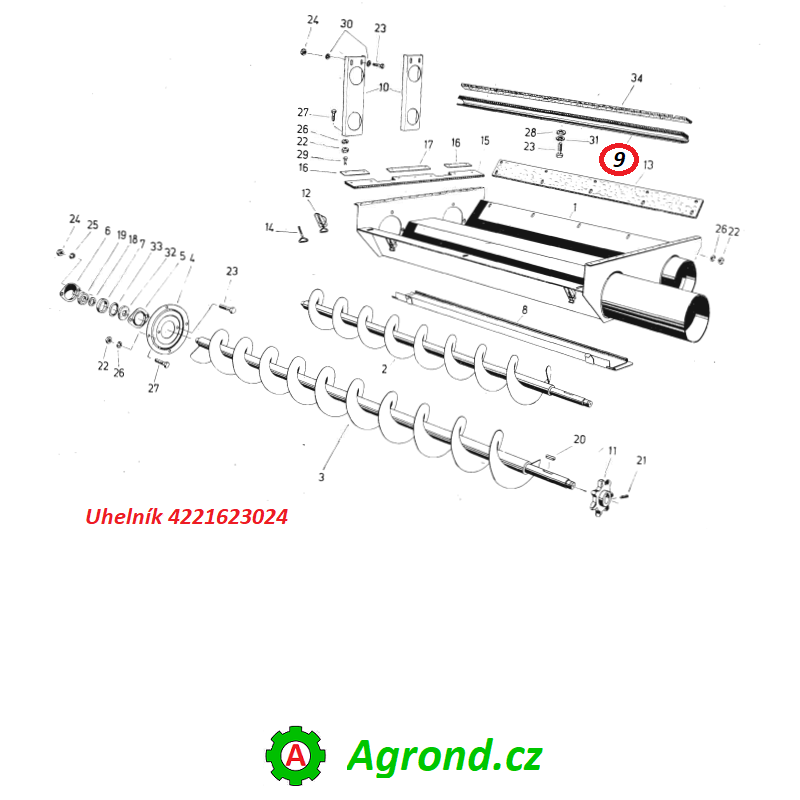 Uhelník 046/09 4221623024 Fortschritt E 514