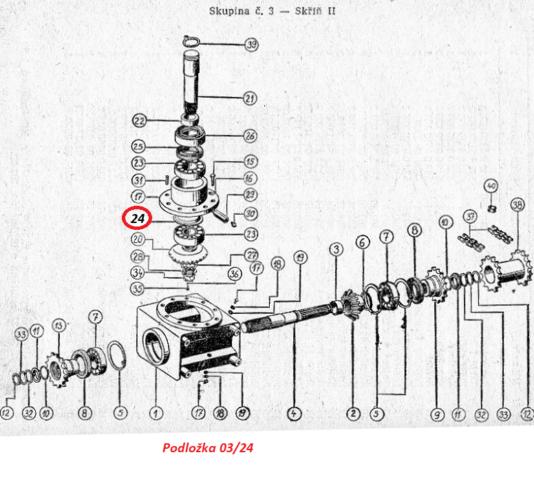 Podložka 03/24 03847321 RMA-8