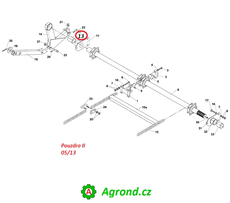 Pouzdro II 05/13 0274945 RUR-55