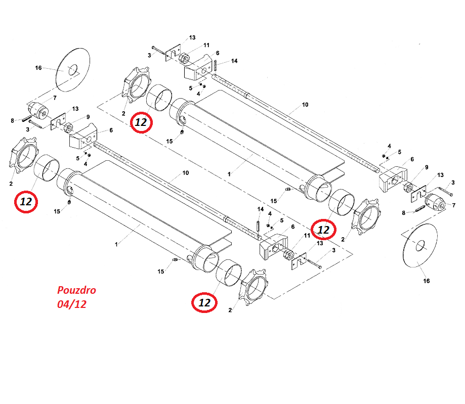 Pouzdro 04/12 168000142 RUR-55