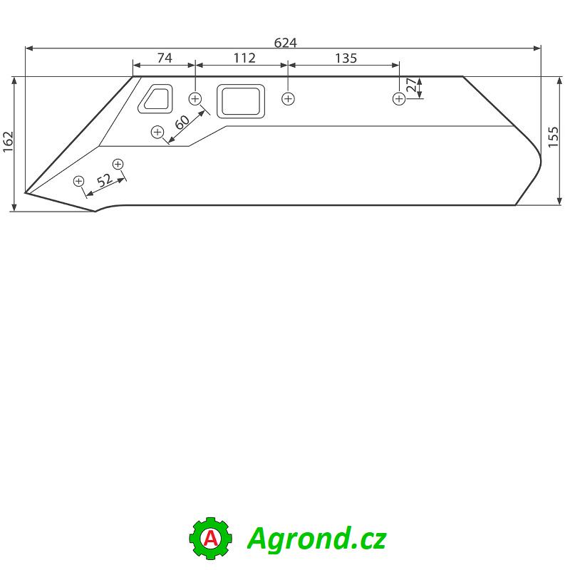 Radlice KUHN pravá 622212/R, 622136, 622172, 622202