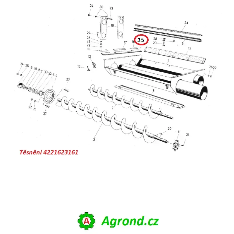 Těsnění 046/15 4221623161 Fortschritt E 514