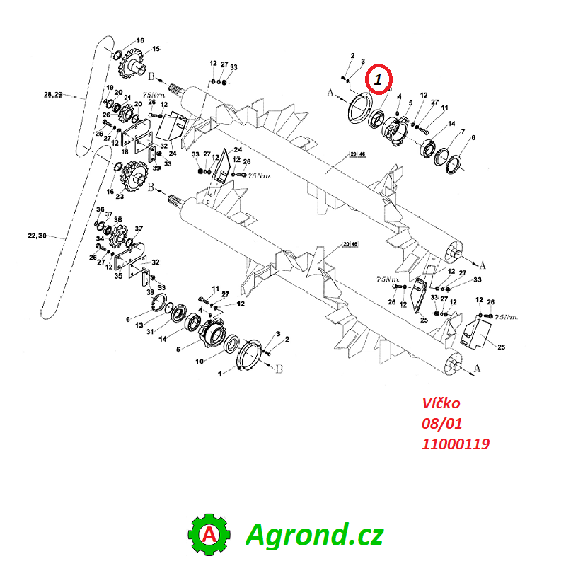 Příruba 08/01 11000119 RA-140
