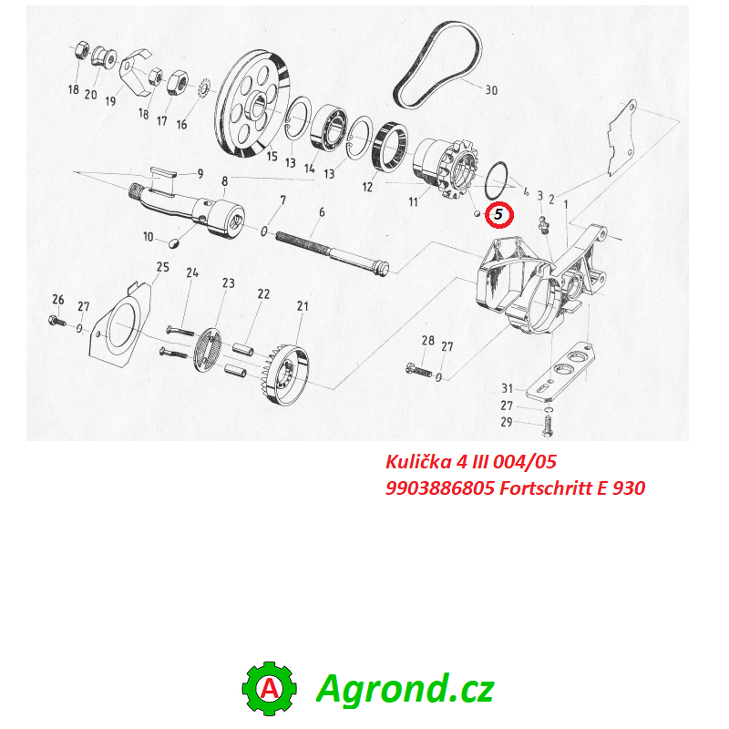 Kulička 4 III 004/05 9903886805 Fortschritt E 930