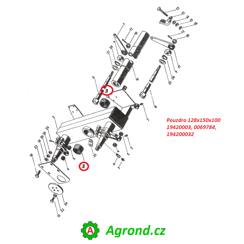Pouzdro 128x150x100 49/03 19420003 RUR-10, RMA10
