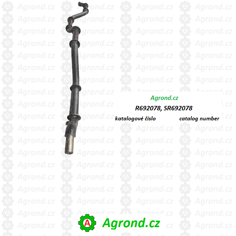 Hřídel vytřasadla R692079 na 5 vytřasadel Massey Ferguson, Sampo