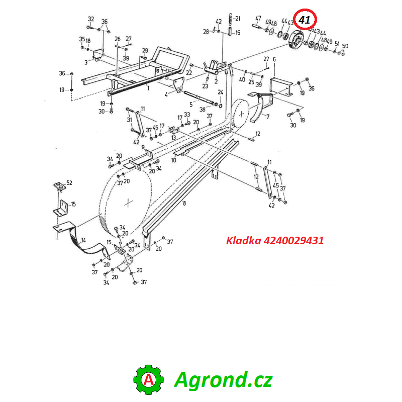 Kladka 4240029431 076/41 Fortschritt E 527