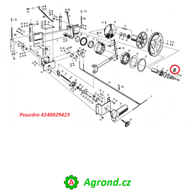 Pouzdro 4240029423 070/1/08 Fortschritt E 524
