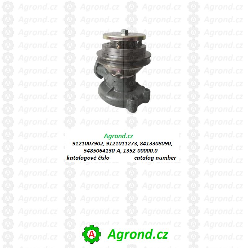 Vodní pumpa - elektrická, 3 vrtání, 12V, 0013/01 IFA W50 00130171