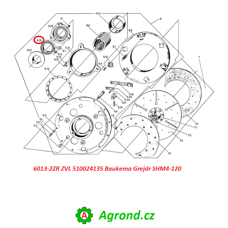6013-2ZR ZVL 510024135 Baukema Grejdr SHM4-120