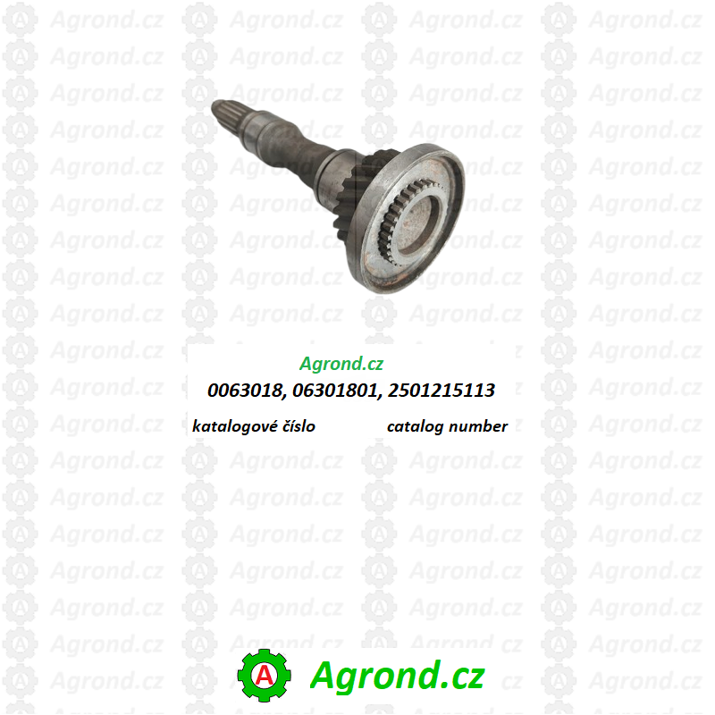Hnací hřídel z=21 0063/01 0063018 IFA W50