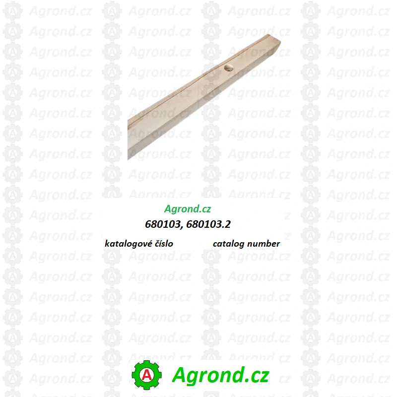 Dřevěné vedení pro šikmý dopravník 680103 vhodné pro Claas