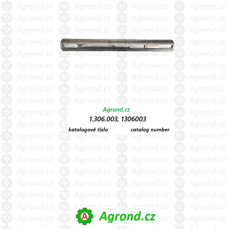 Hřídel 1.306.003, 1306003 pro kukuřičný adaptér OROS