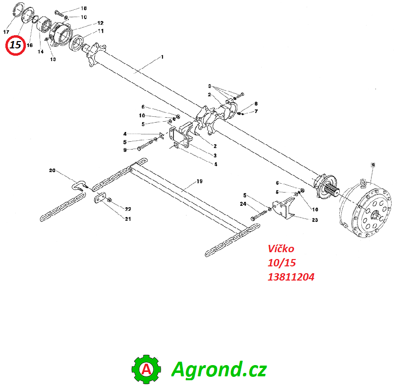 Víčko 10/15 13811204 RA-140