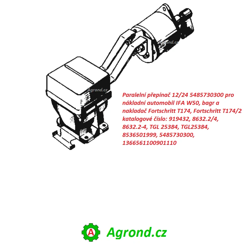 Paralelní přepínač 12/24 0352/01 5485730300 IFA W50 