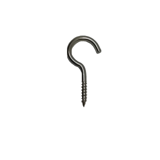 Hák do dřeva a zdiva 30 x 2,6  mm, 4 ks, nerez A2