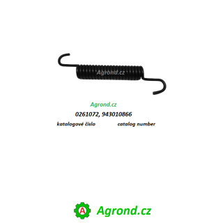 Pružina brzdové čelisti 0263/15 0261072 IFA W50