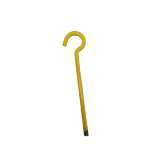 Hák M5 x 140 mm, 2 ks, žlutý