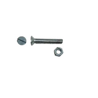 Šroub se zápustnou hlavou M4 x 20 mm, 50 ks, pozinkovaný