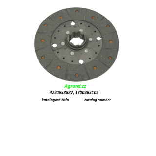 Kotouč spojky 250S - Lamela spojky 005/02 4221658887 Fortschritt E 512