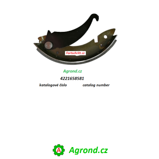 Brzdící čelist vlevo kompletní B9/08 2232153802