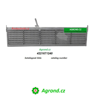 Kaskádový díl 042/24 4221671240 (Fortschritt E 514) Hloubka lamely 20 mm