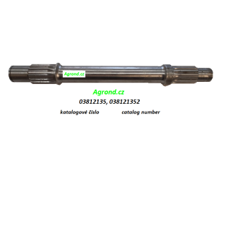 Hřídel 07/43 03812135, 038121352 RMA-8