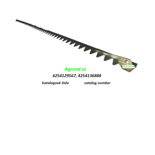 Kosa žací lišty - záběr 4,8 m 66,5 žabek C10 001/31 (Fortschritt E 514)