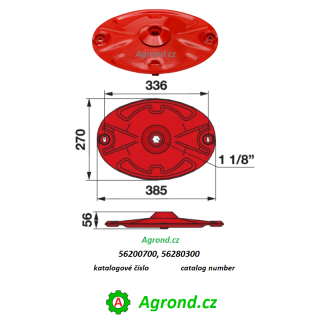 Žací disk KUHN 56200700