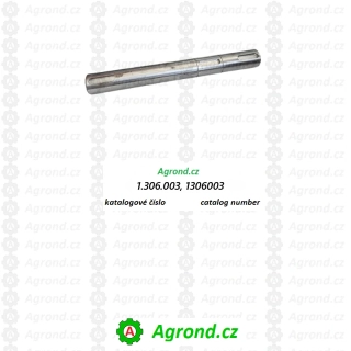 Hřídel 1.306.003, 1306003 pro kukuřičný adaptér OROS