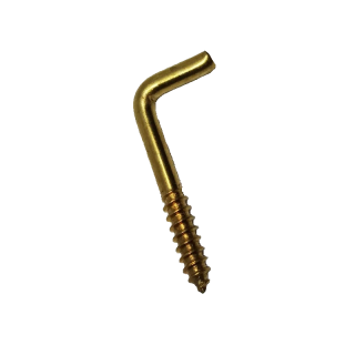 Skoba s vrutem ∅ 2,8 x 30 mm, 9 ks, mosazná